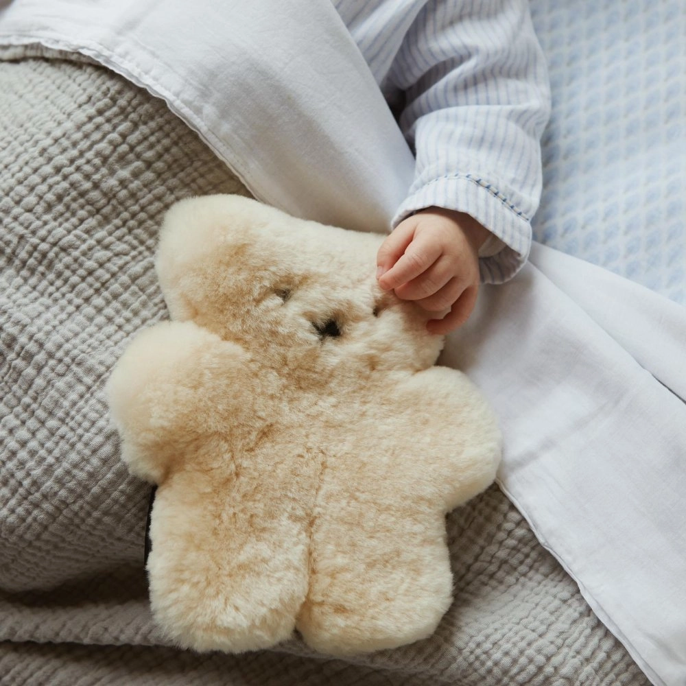Flat-Out Schafsfell Teddybär - Handgefertigt - Mehr Farben & Größen