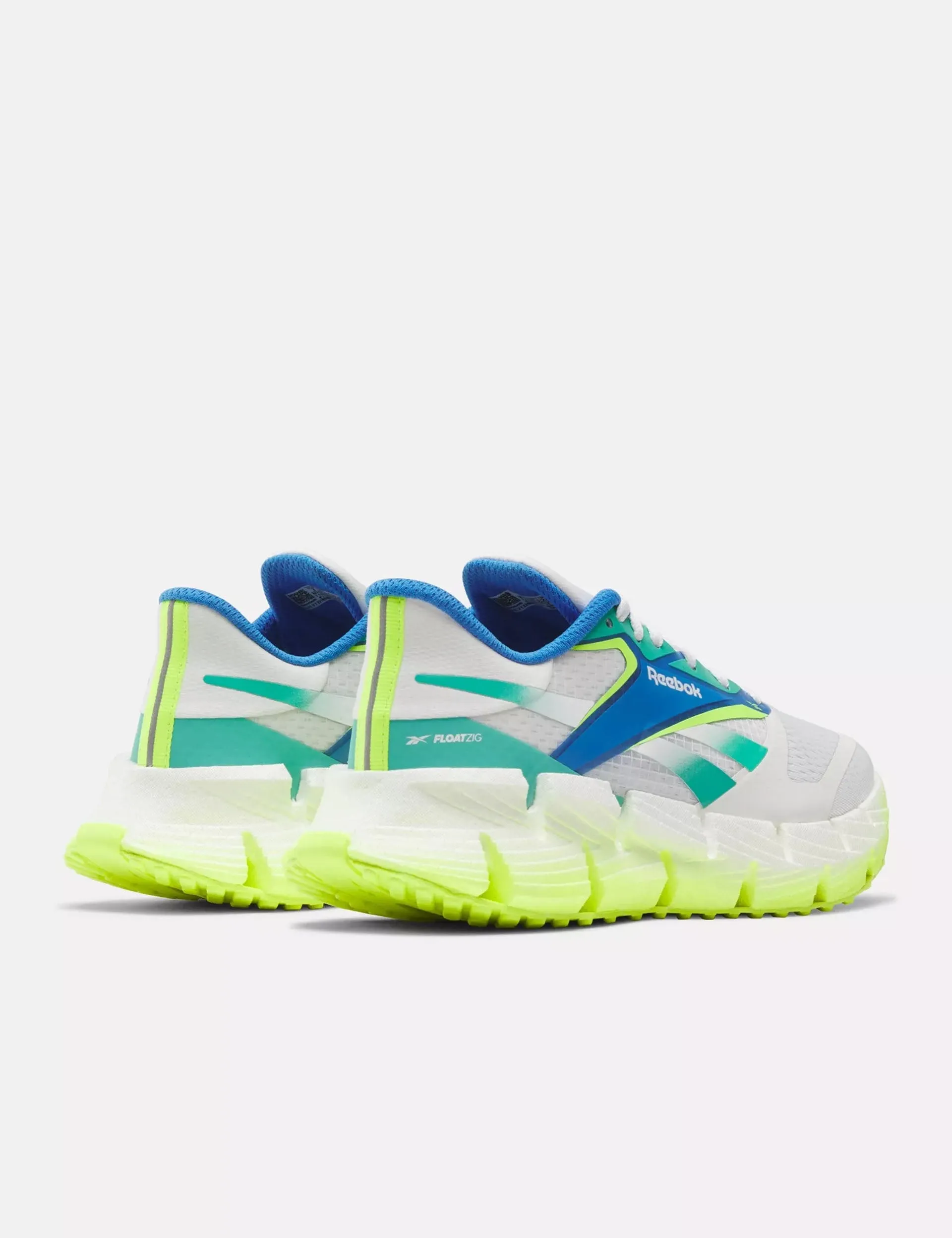 FloatZig 1 Schuhe - Weiß/Unleashed Grün/Digital Lime