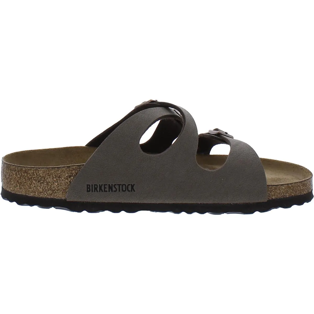 Florida BS Damen Leder Slides Fußbett Sandalen