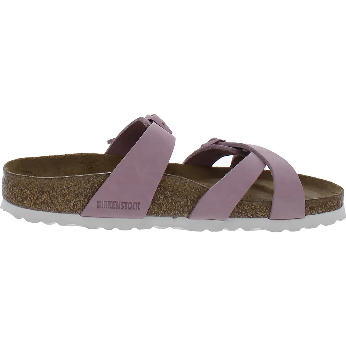 Franca Damen Leder-Fußbett-Slides Sandalen