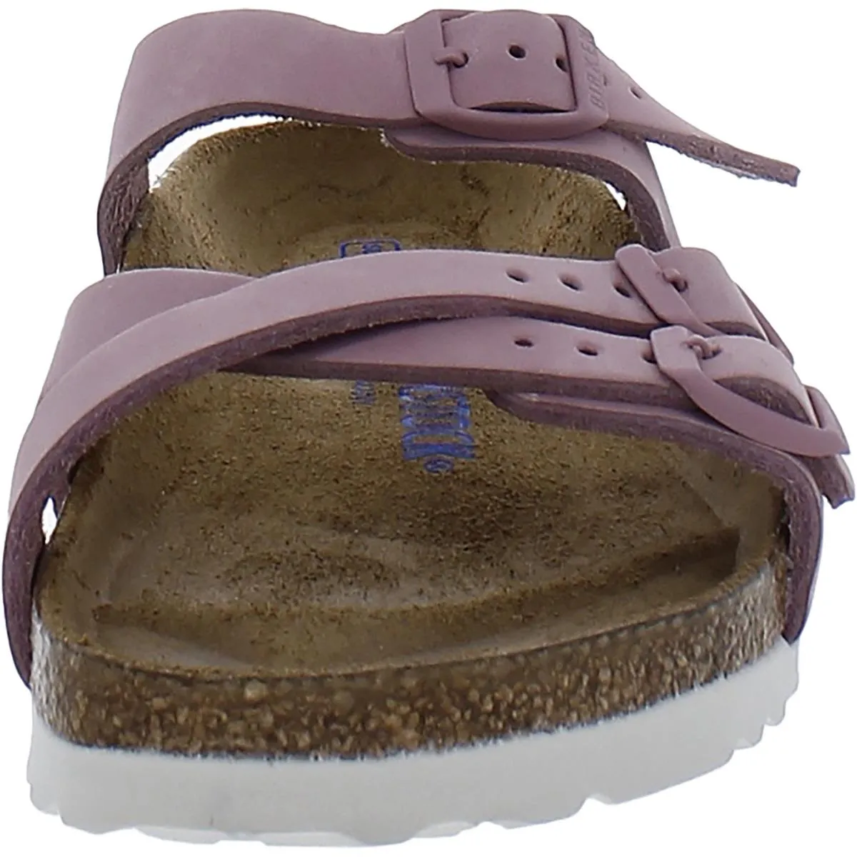 Franca Damen Leder-Fußbett-Slides Sandalen