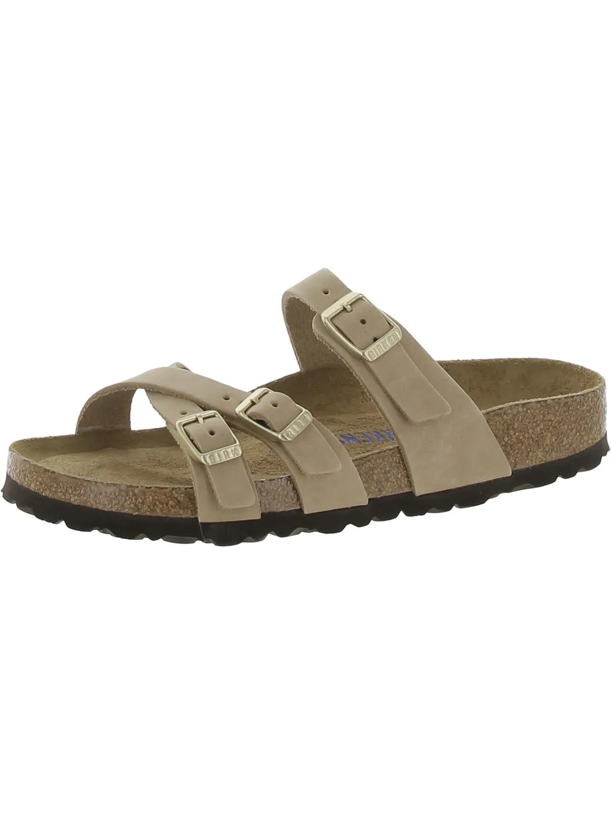 Franca Damen Nubuck Riemchen-Sandalen