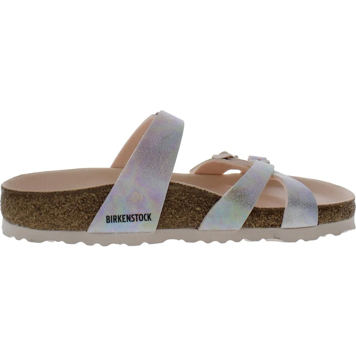Franca Damen Vegan Kunstleder Slide Sandalen