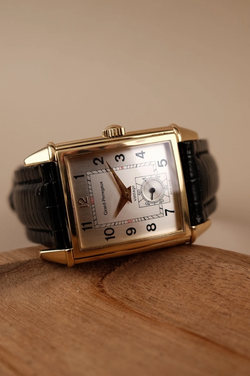 Girard Perregaux Vintage 1945 2595 18k Gold, SERVICED