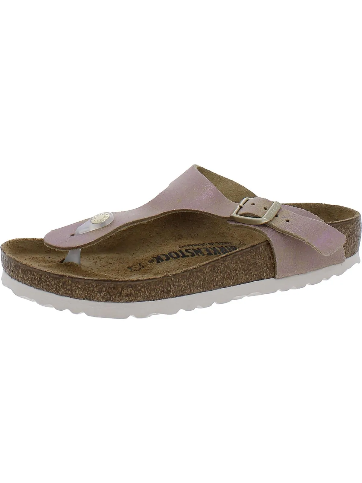 GIZEH Damen Ledersandalen mit flachem Fußbett