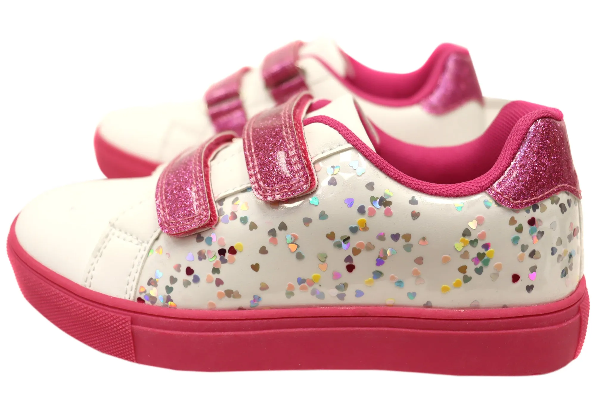 Grosby Glitz Kids Bequeme Schuhe für Mädchen mit verstellbarem Riemen Grosby Schuhe