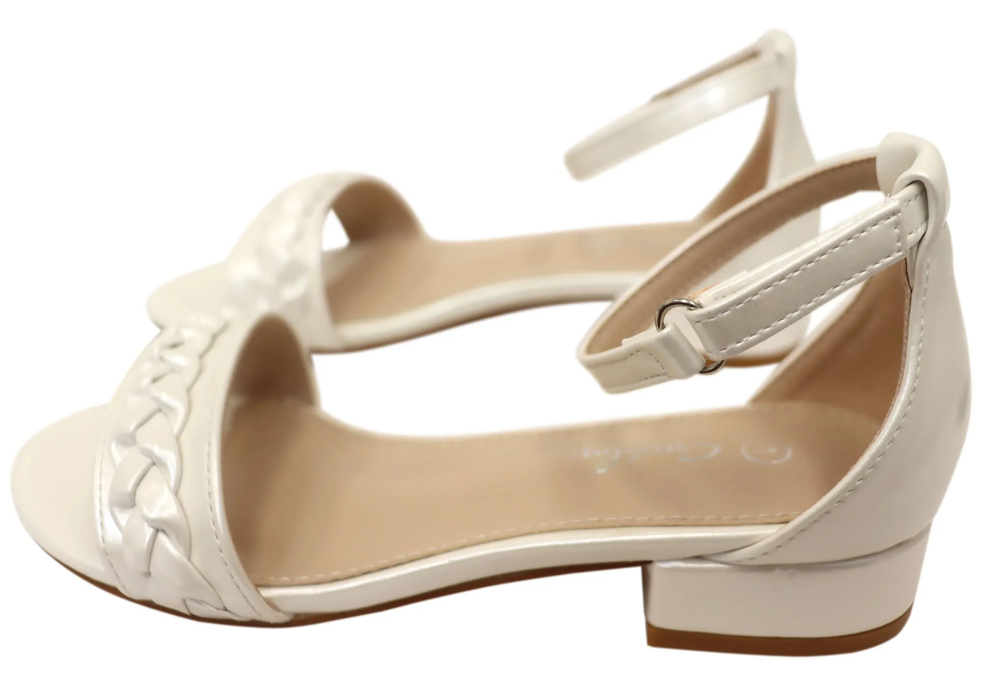 Grosby Lizzy Lou Kinder Mädchen Sandalen mit niedrigem Absatz Grosby Schuhe