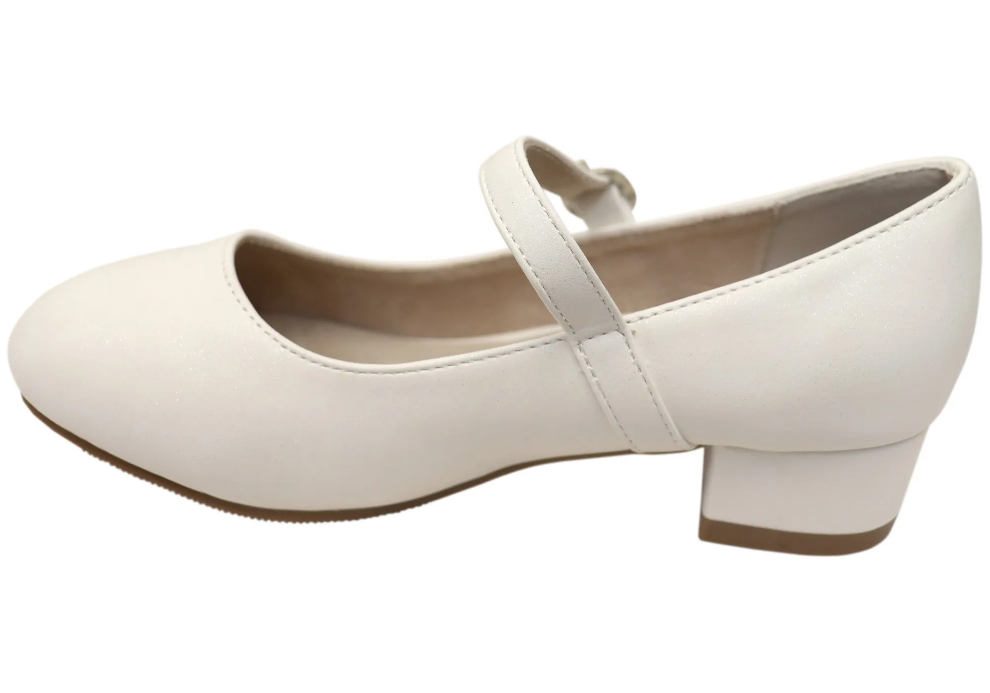 Grosby Ramona Mädchen Kinder Mary Jane Stil Formelle Niedrigabsatz Kleiderschuhe Grosby Schuhe