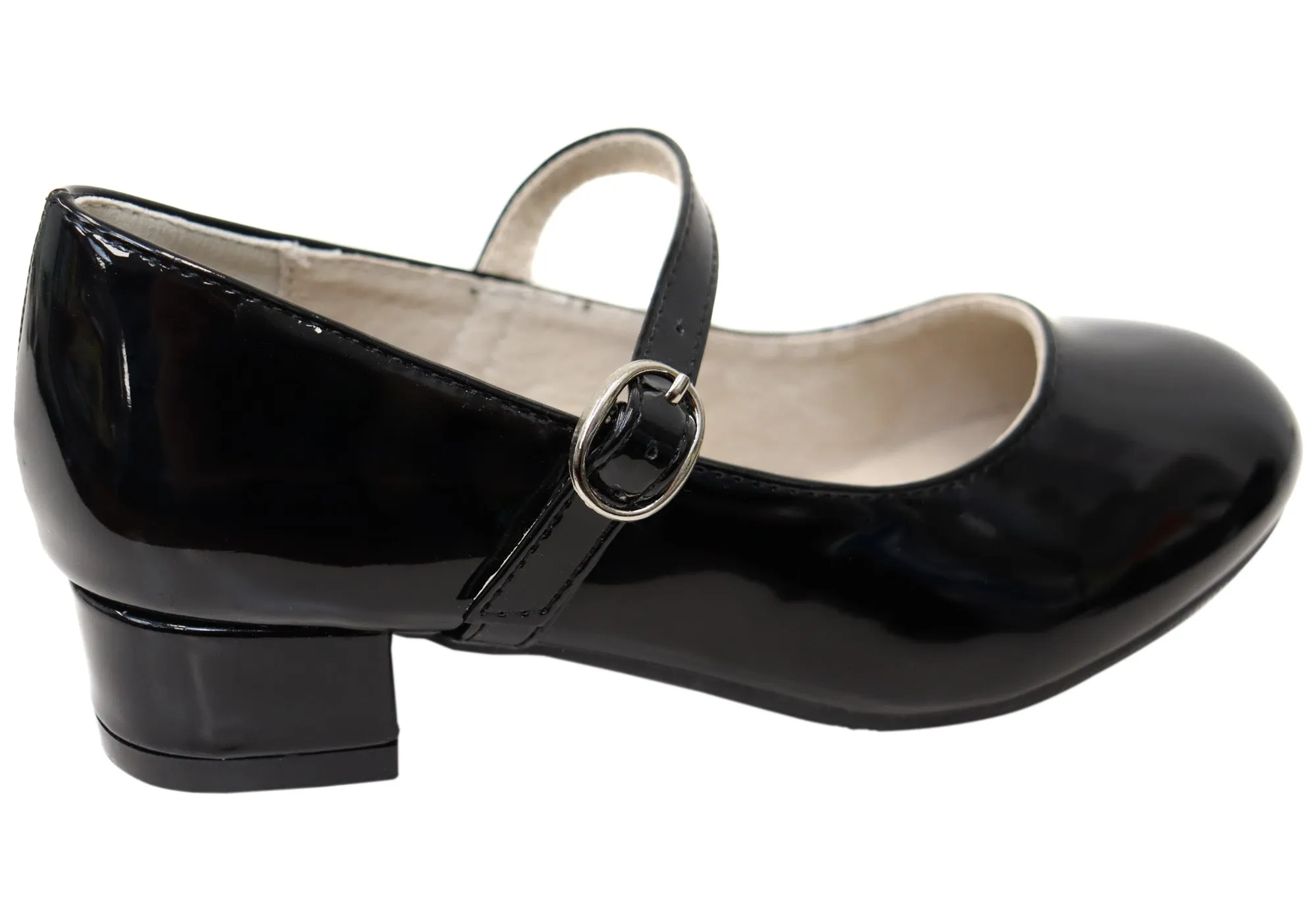 Grosby Ramona Mädchen Kinder Mary Jane Stil Formelle Niedrigabsatz Kleiderschuhe Grosby Schuhe