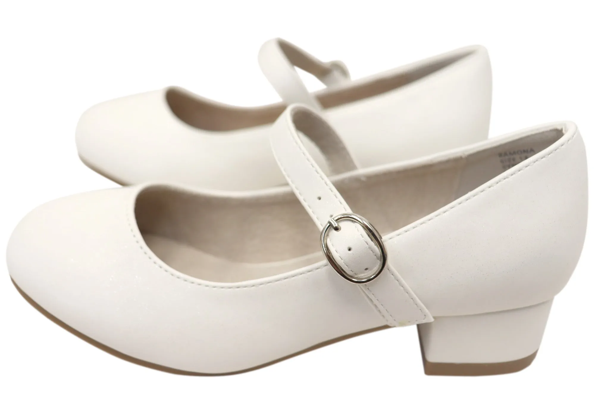 Grosby Ramona Mädchen Kinder Mary Jane Stil Formelle Niedrigabsatz Kleiderschuhe Grosby Schuhe