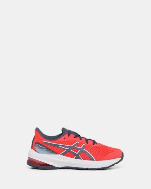 GT-1000 12 Schulklasse Diva Pink/Asphalt Asics Schuhe