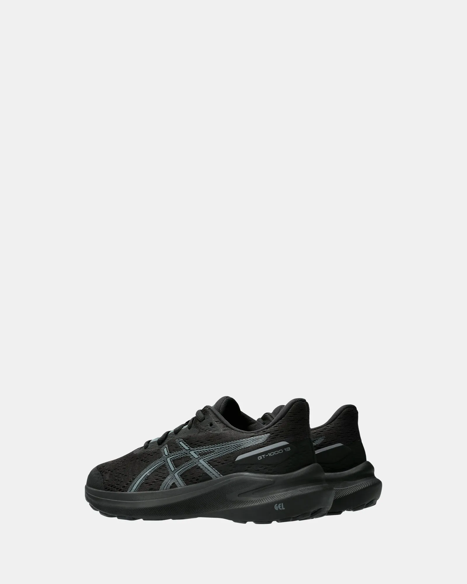 GT-1000 13 Schwarz Grundschule Schwarz/Stahlgrau Schuhe_Asics