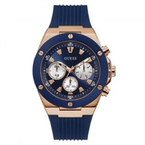 Guess Herren Sport Edelstahl Uhr Blau GW0057G2