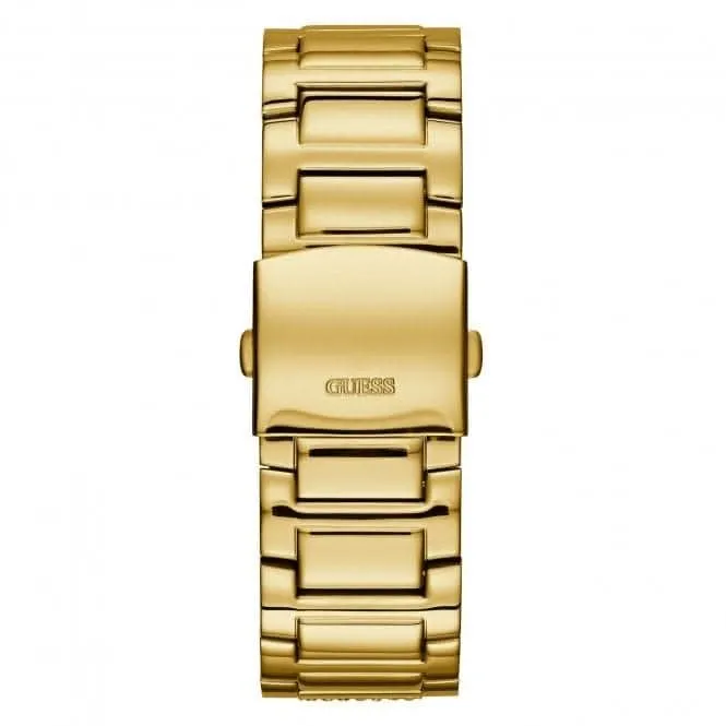 Guess Herren Sport Edelstahl Champagner Uhr W0799G2