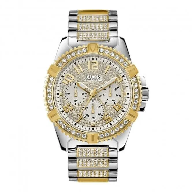Guess Herren Sport Edelstahl Weiß Uhr W0799G4