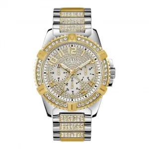 Guess Herren Sport Edelstahl Weiß Uhr W0799G4