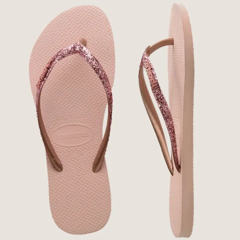 Havaianas Kinder Metal Logo Zehensteg-Sandalen_Havaianas