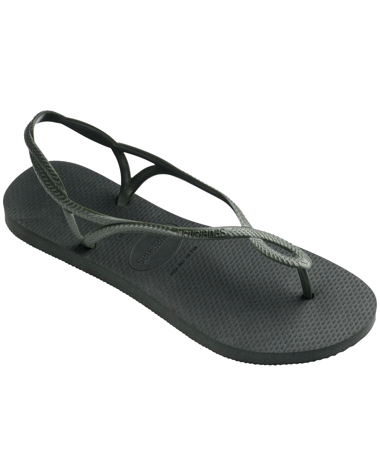 Havaianas Schuhe Luna Flip-Flops in Olivgrün