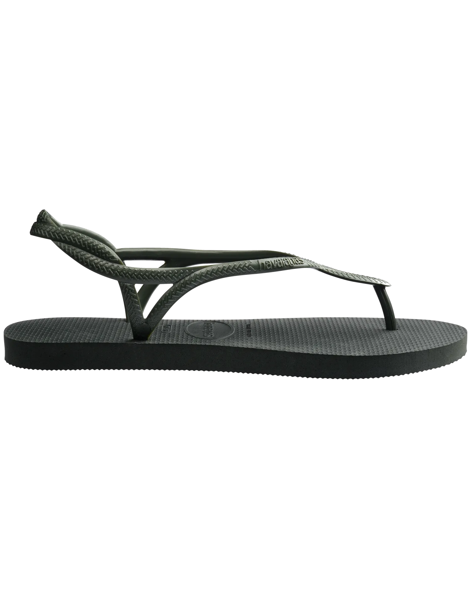 Havaianas Schuhe Luna Flip-Flops in Olivgrün