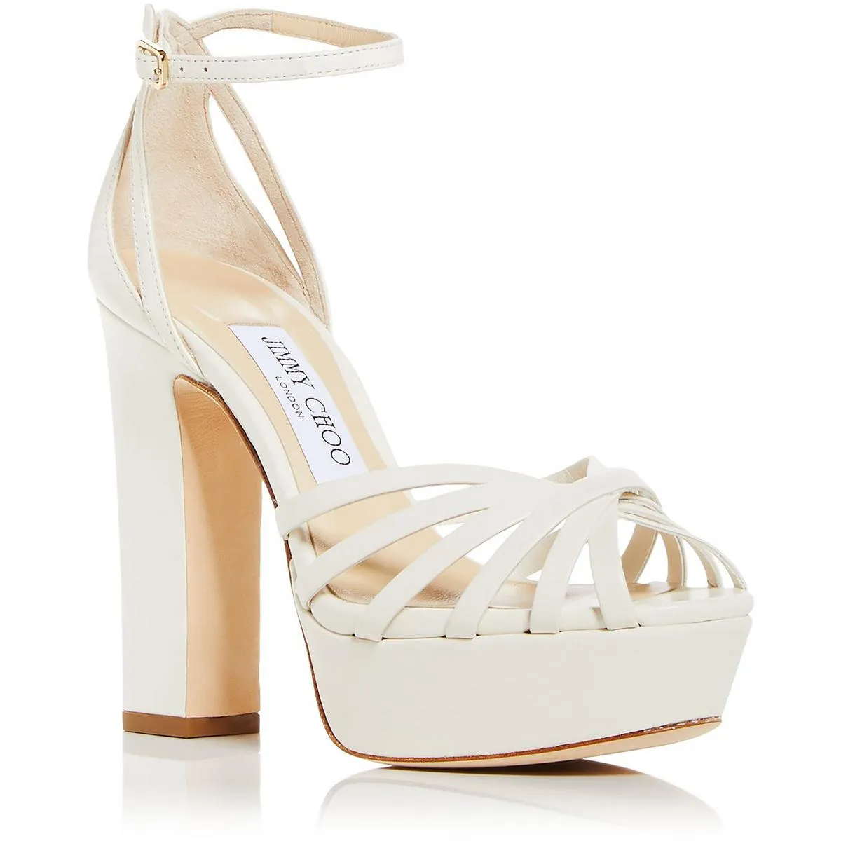 Isra Damen Leder Abendschuhe mit Absatz Jimmy-Choo