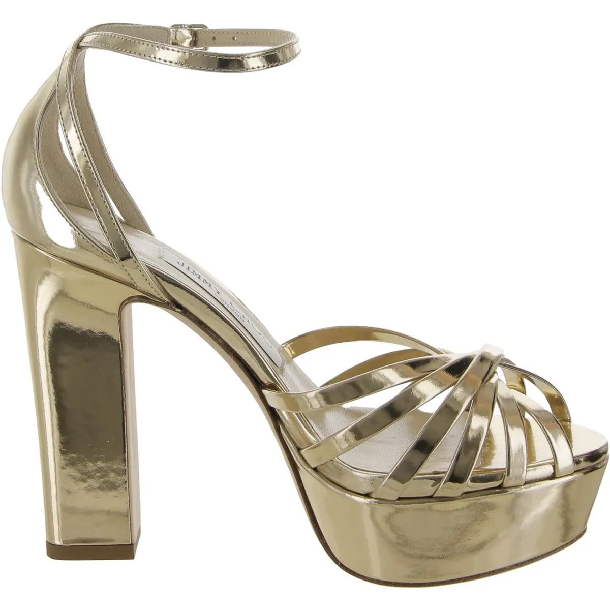 Isra Damen Leder Abendschuhe mit Absatz Jimmy-Choo
