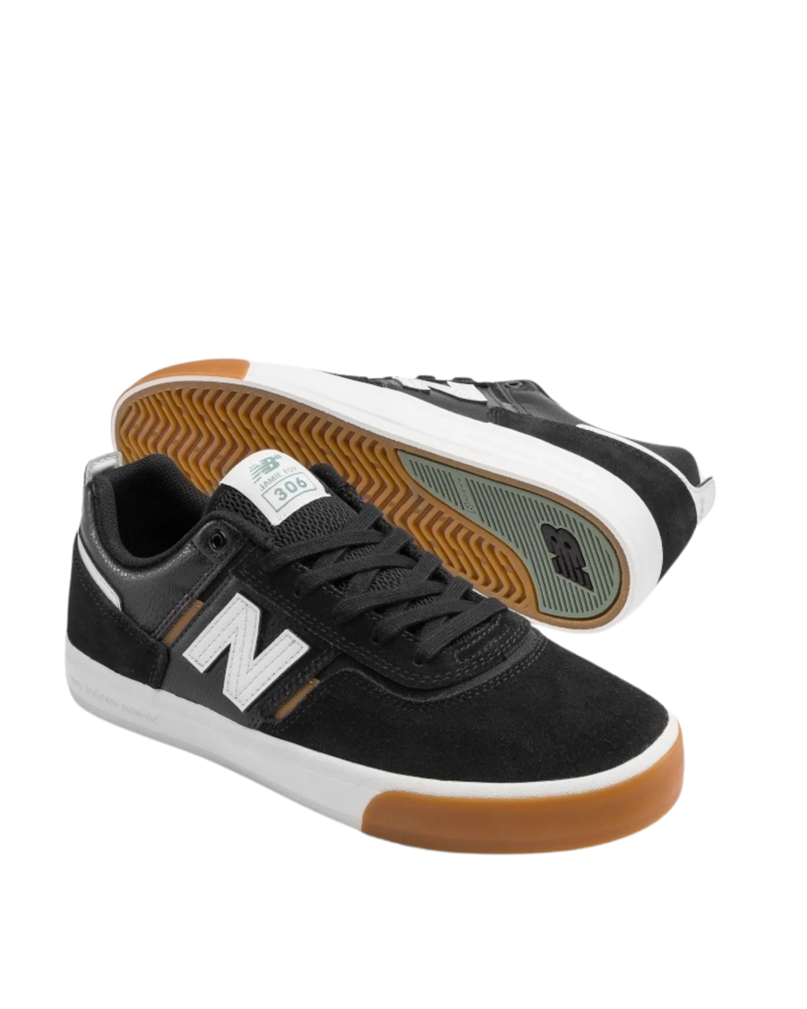 Jamie Foy 306 Signature Schuhe in Schwarz, Weiß & Gummi