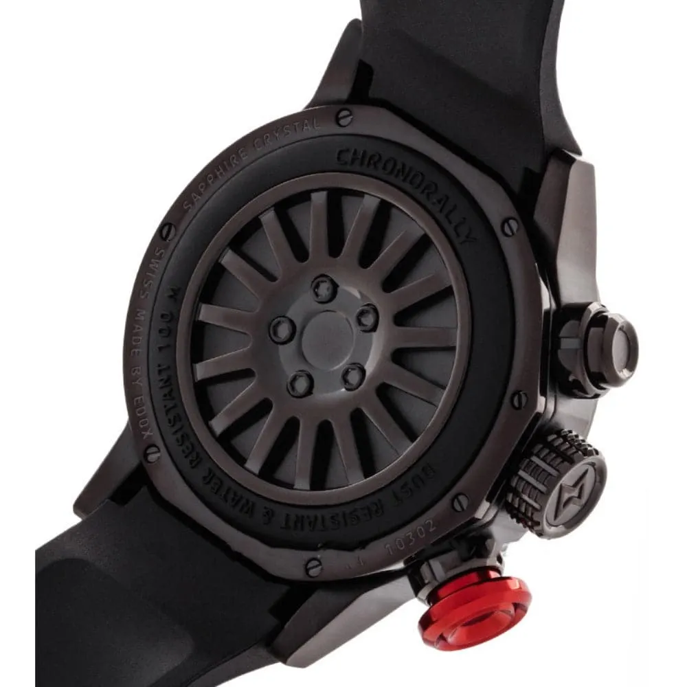 Schmuck Edox Uhren EDOX CHRONORALLY CHRONOGRAPH QUARTZ ED10302-37N-GIN Herrenuhr