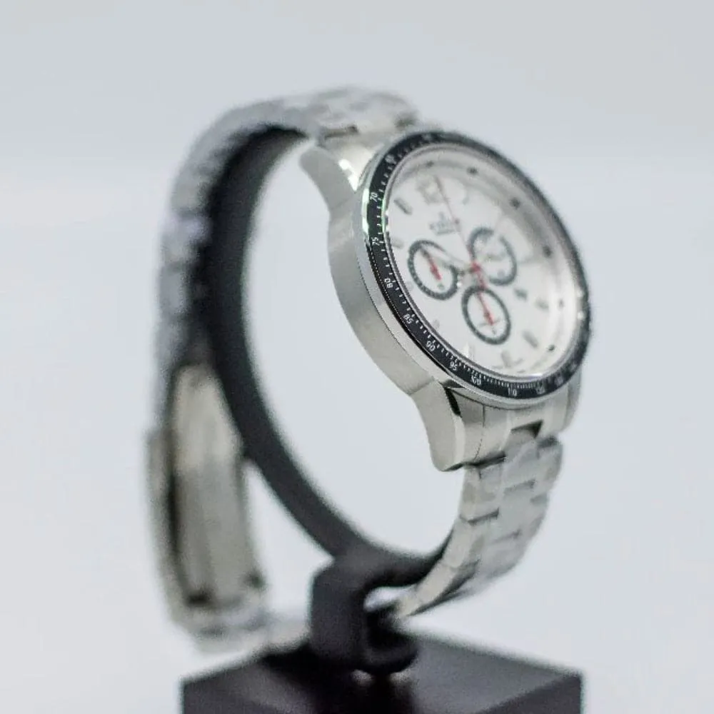 Schmuck Edox Uhren EDOX CHRONORALLY-S SILBERNES ZIFFERBLATT ED10229-3M-AIN HERRENUHR