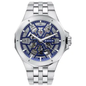 Schmuck Edox Uhren EDOX DELFIN MECANO ED85303-3M-BUIGB HERRENUHR AUS ROSTFREIEM STAHL