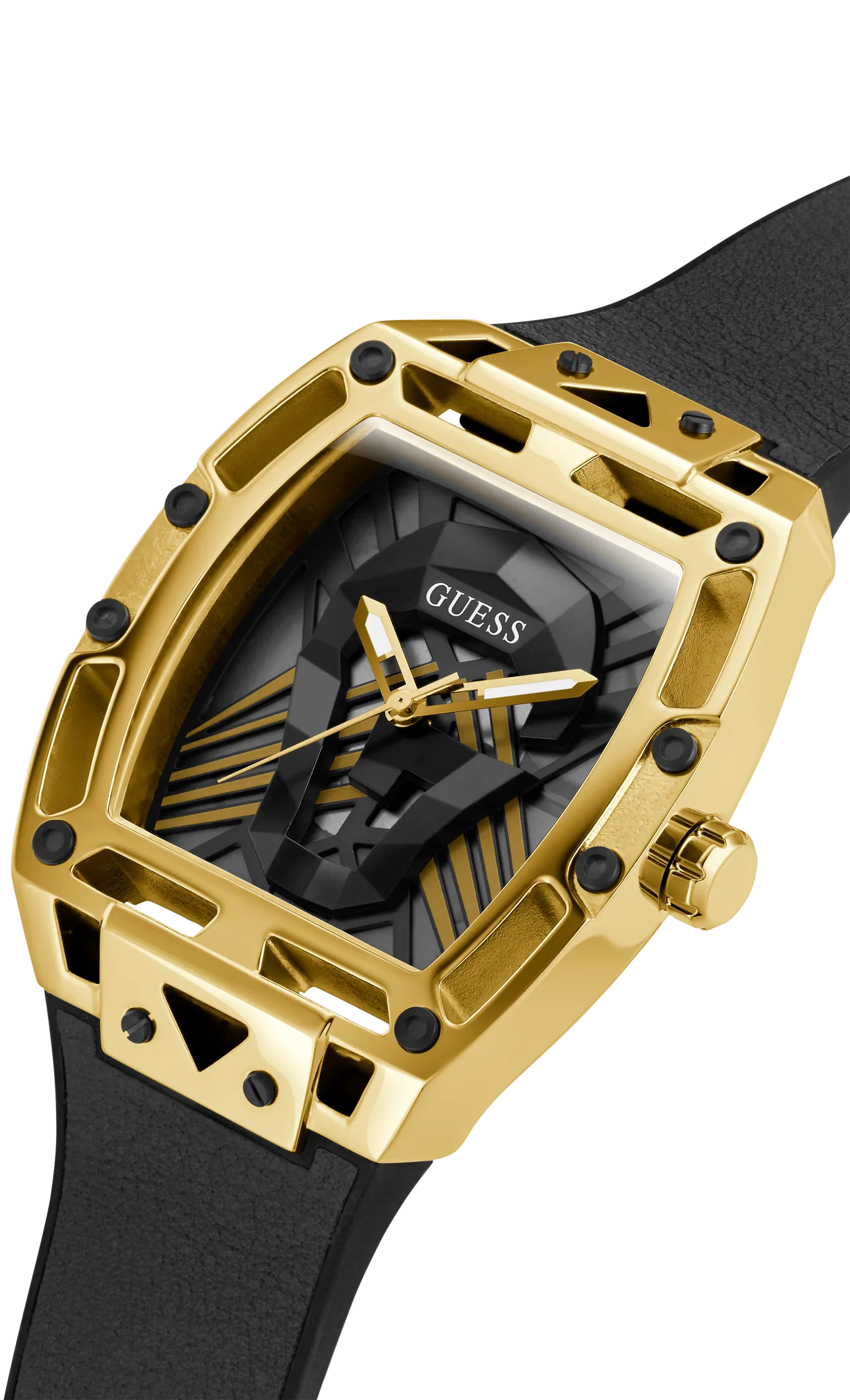 Schmuck Guess Uhren Guess - Herren Phoenix Schwarz & Gold Uhr - GW0500G1 - 785679
