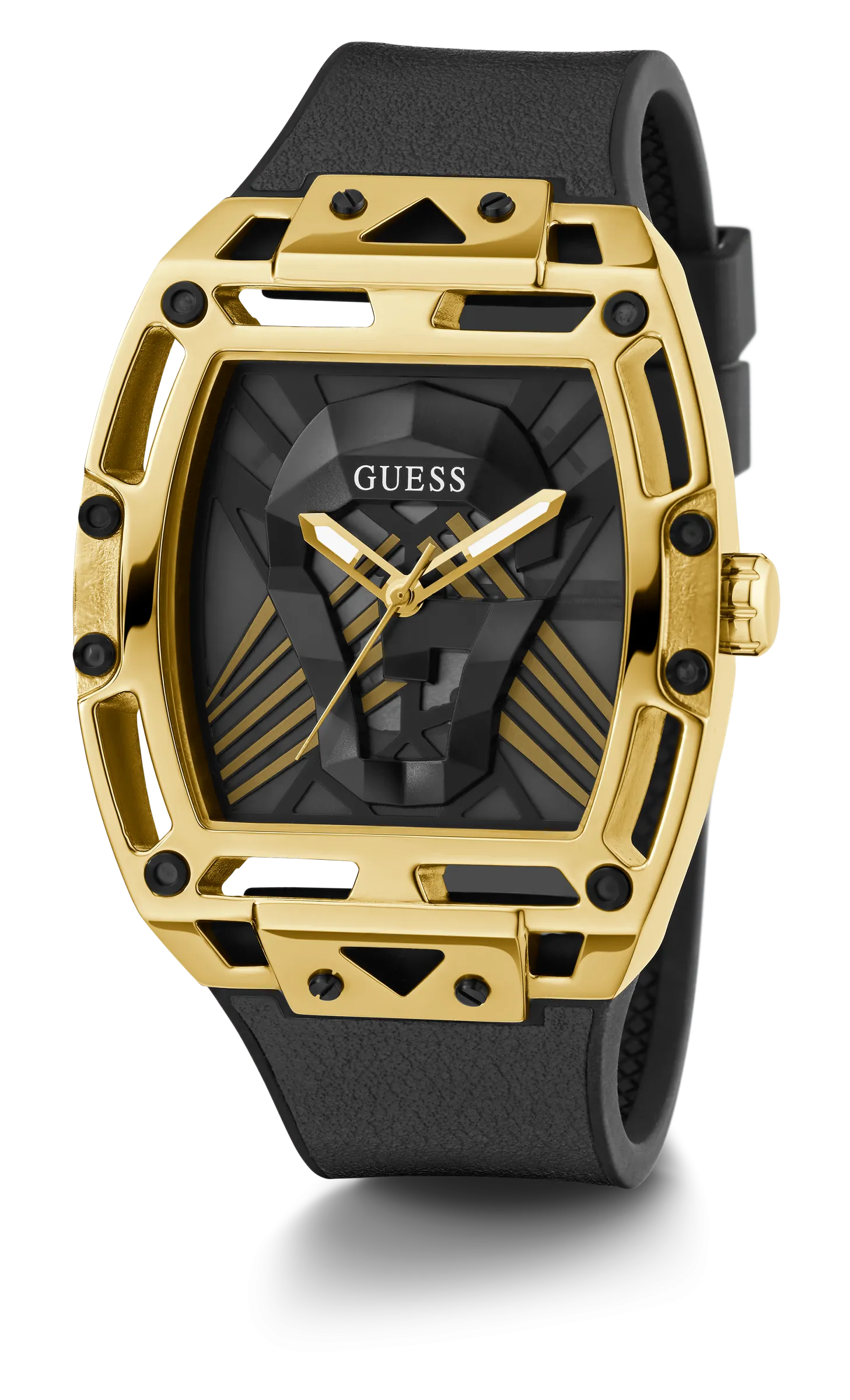 Schmuck Guess Uhren Guess - Herren Phoenix Schwarz & Gold Uhr - GW0500G1 - 785679