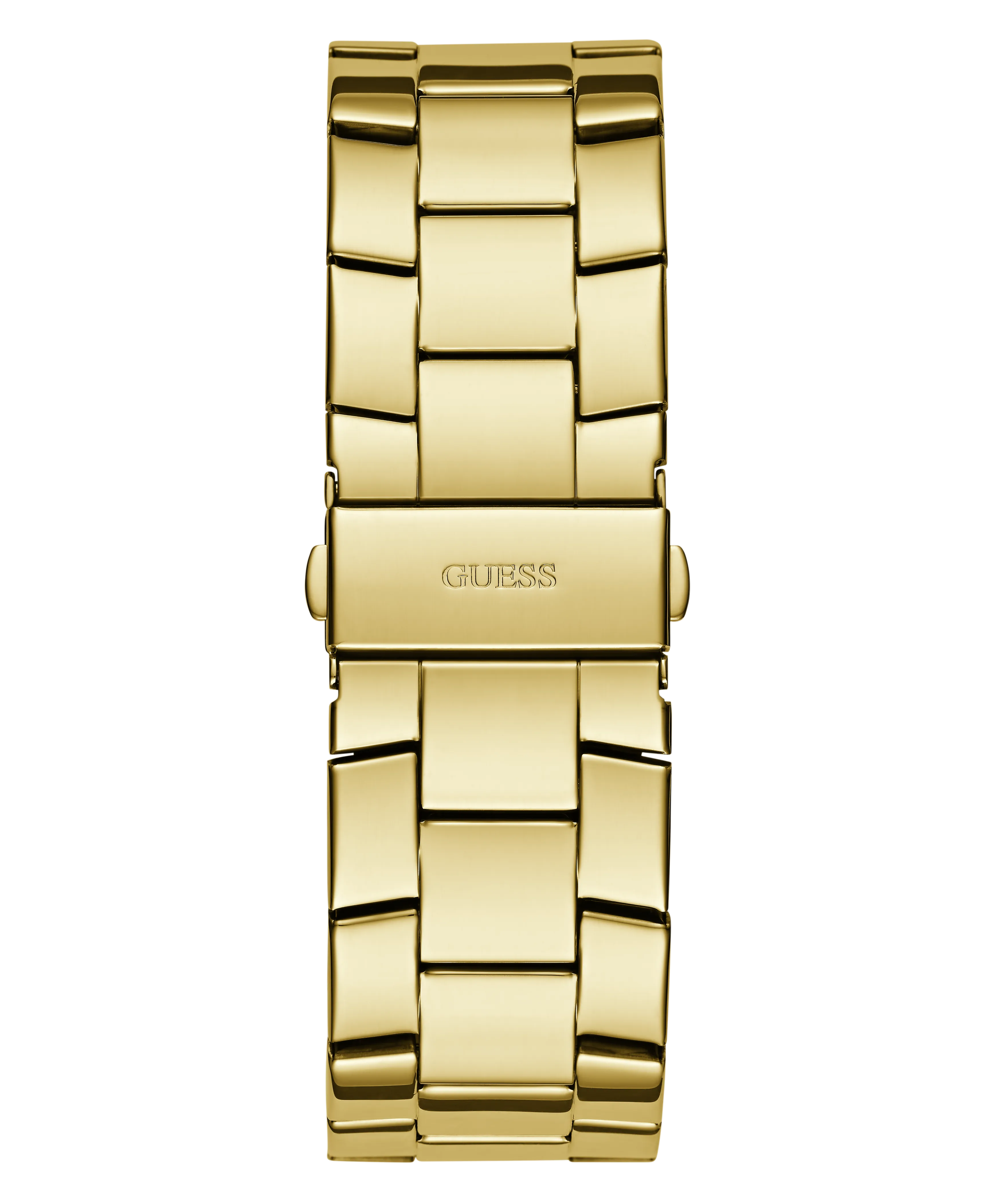 Schmuck Guess Uhren Guess - Majestätische polierte Goldton-Uhr - GW0796G2 - 788638