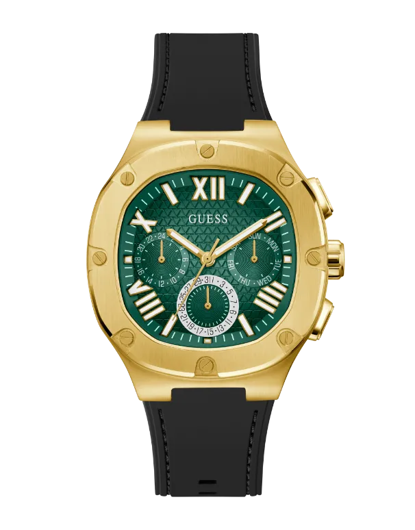 Schmuck Guess Uhren Guess - Herren Multifunktionsuhr in Schwarz Gold - GW0571G3 - 787722