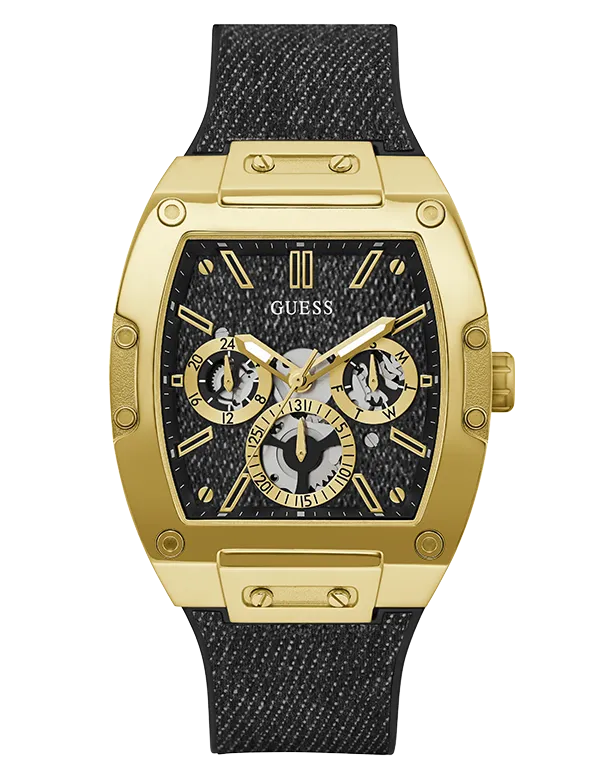Schmuck Guess Uhren Guess - Phoenix gebürstete und polierte Goldton-Uhr - GW0786G1 - 788636