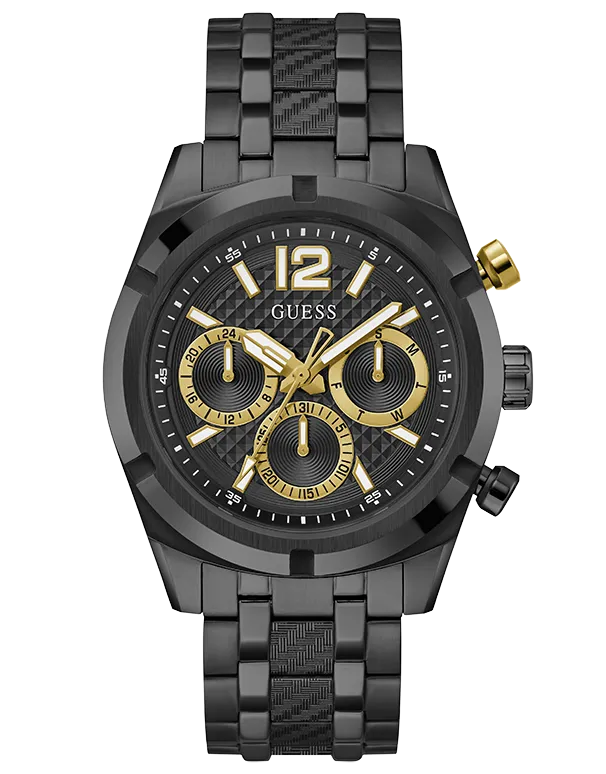 Jewelry Guess Uhren Guess - Widerstandsfähige schwarze Männer-Analoguhr - GW0714G4 - 788161