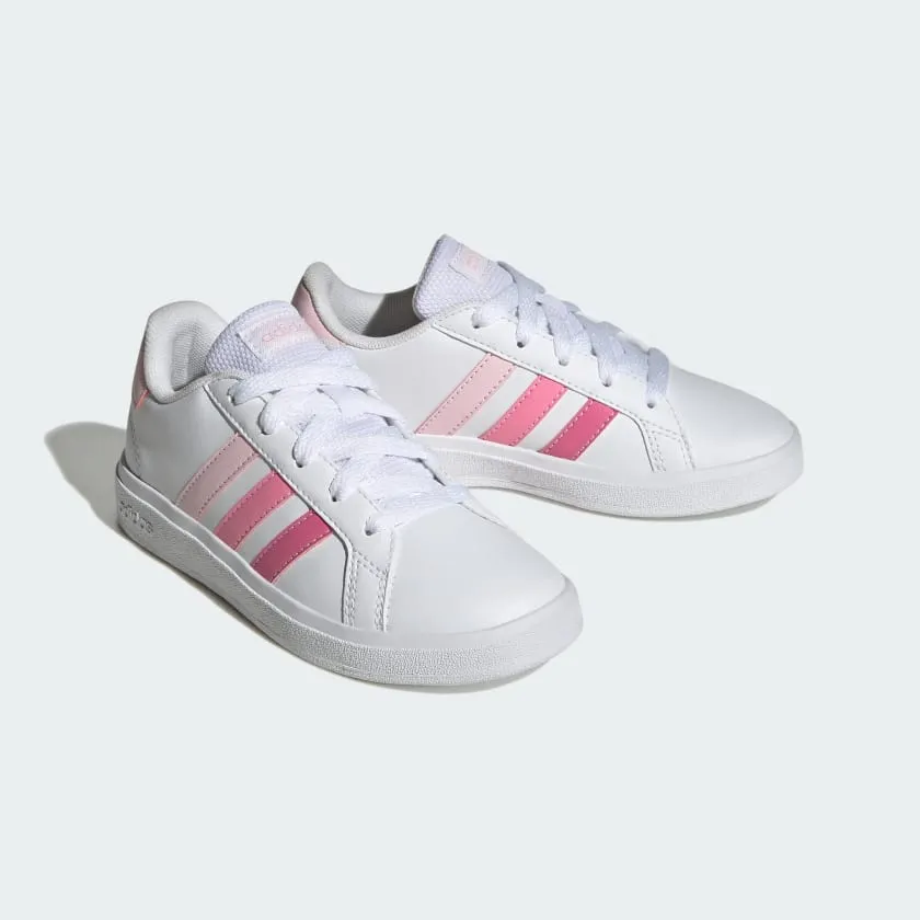 Kids' adidas Grand Court Lifestyle Tennis-Schnürschuhe Hey Dude Schuhe