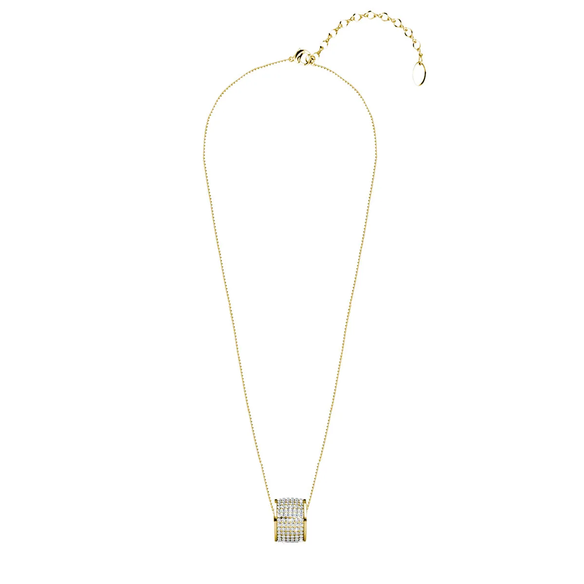 Luxus Swarovski Schmuck Anabelle Halskette mit Anhänger aus 18 Karat Weißgold und Swarovski Kristallen