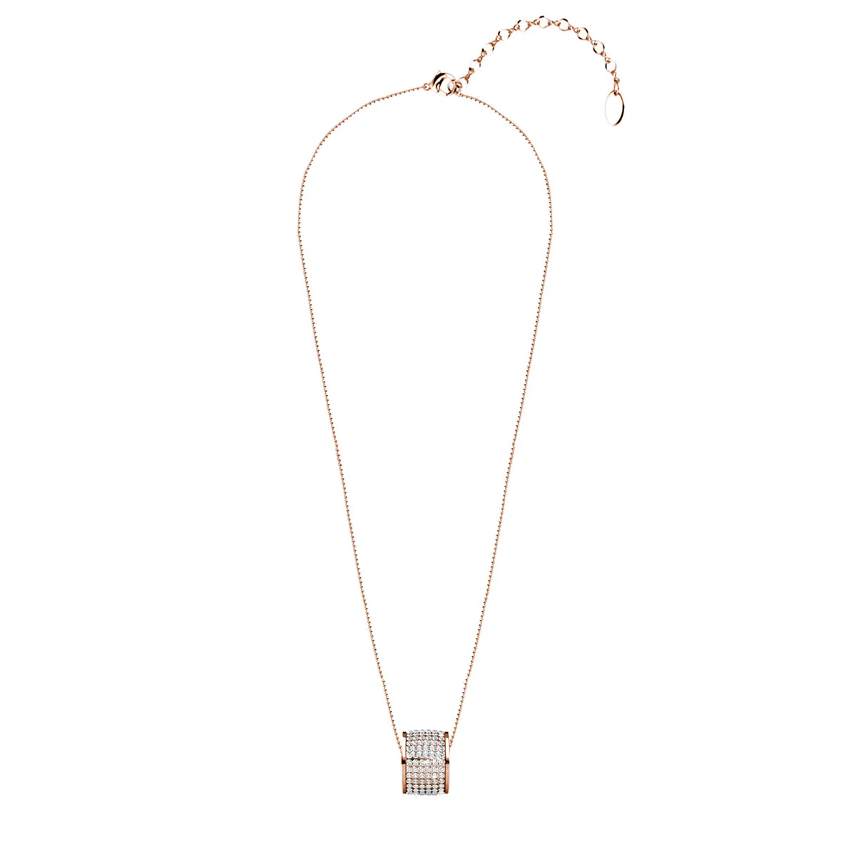 Luxus Swarovski Schmuck Anabelle Halskette mit Anhänger aus 18 Karat Weißgold und Swarovski Kristallen
