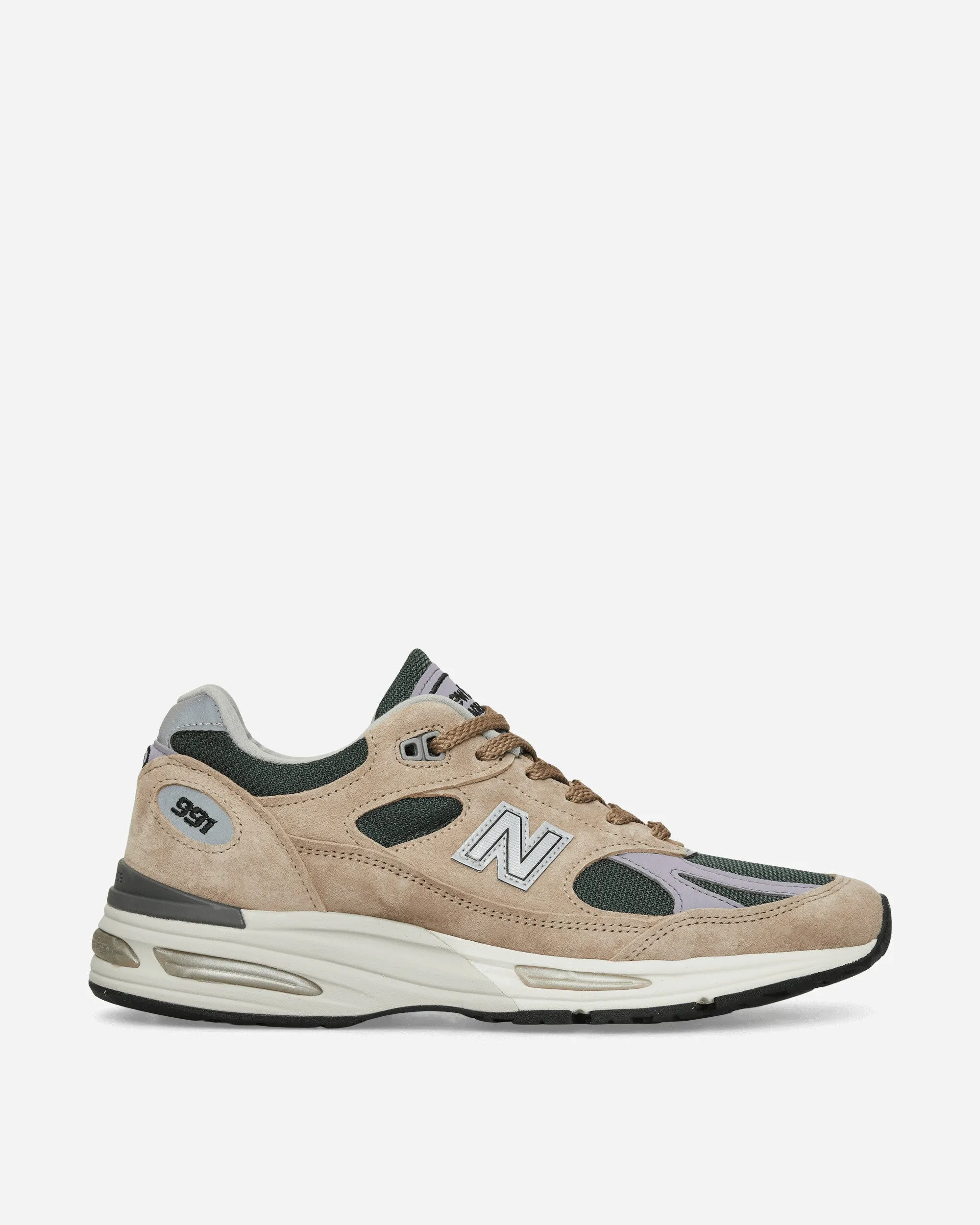 Hergestellt in UK 991v2 Sneakers Zement / Douglasie / Lavendelgrau