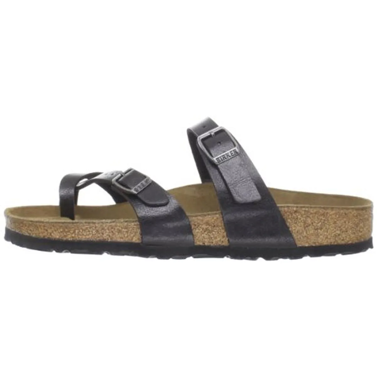 Mayari Damen Leder Schlupf-Sandalen mit Fußbett