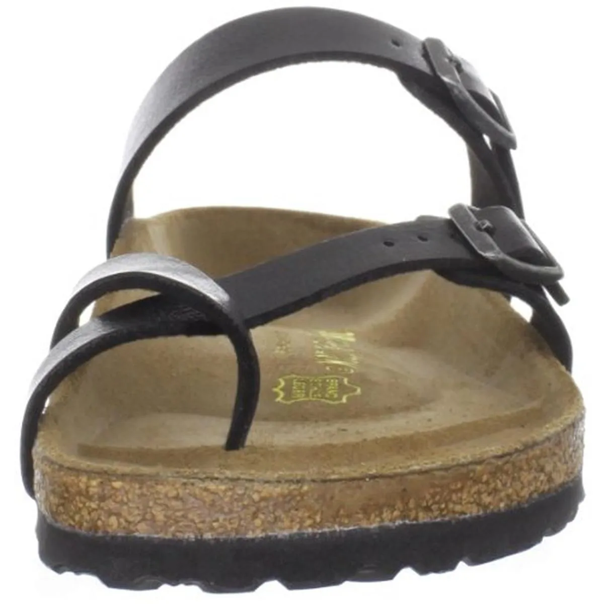 Mayari Damen Leder Schlupf-Sandalen mit Fußbett