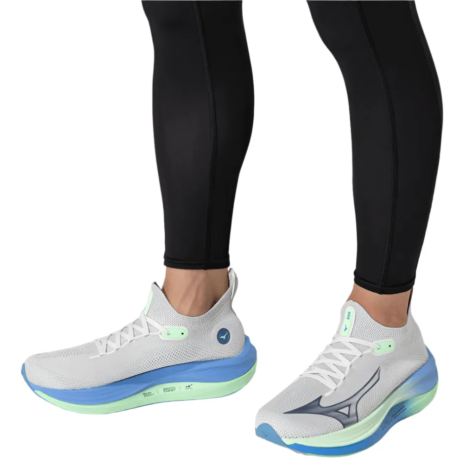 Mizuno Herren Neo Vista Laufschuhe in Nimbus Cloud/Vintage Indigo/Neo Mint SS25