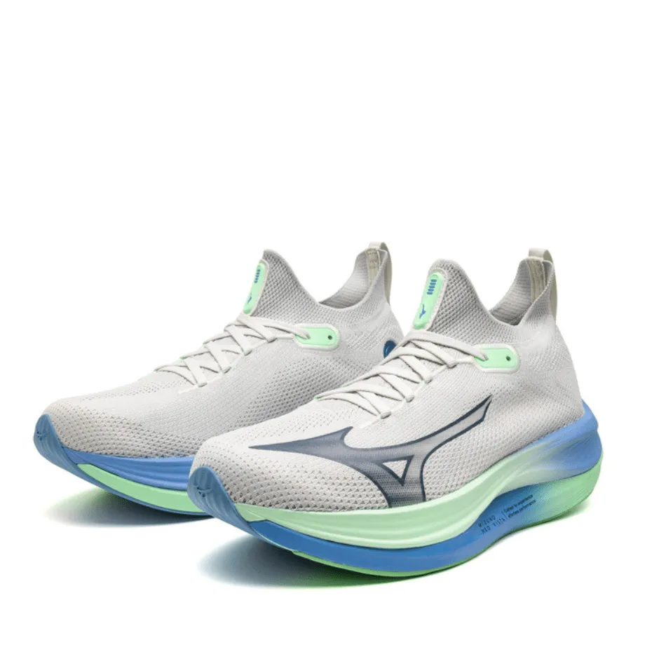 Mizuno Herren Neo Vista Laufschuhe in Nimbus Cloud/Vintage Indigo/Neo Mint SS25