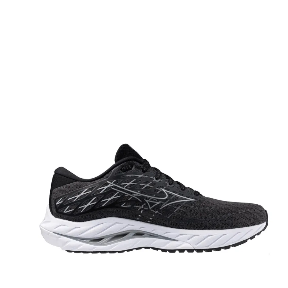 Mizuno Herren Wave Inspire 20 Laufschuhe in Ebony/Weiß/Schwarz SS24