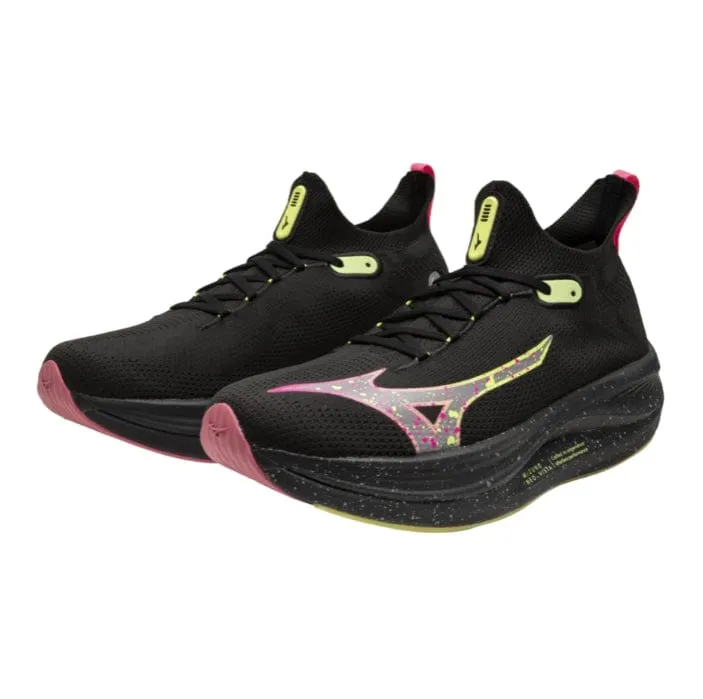 Mizuno Neo Vista Herren-Laufschuhe - Schwarz Silber/Rosa Tetra AW24