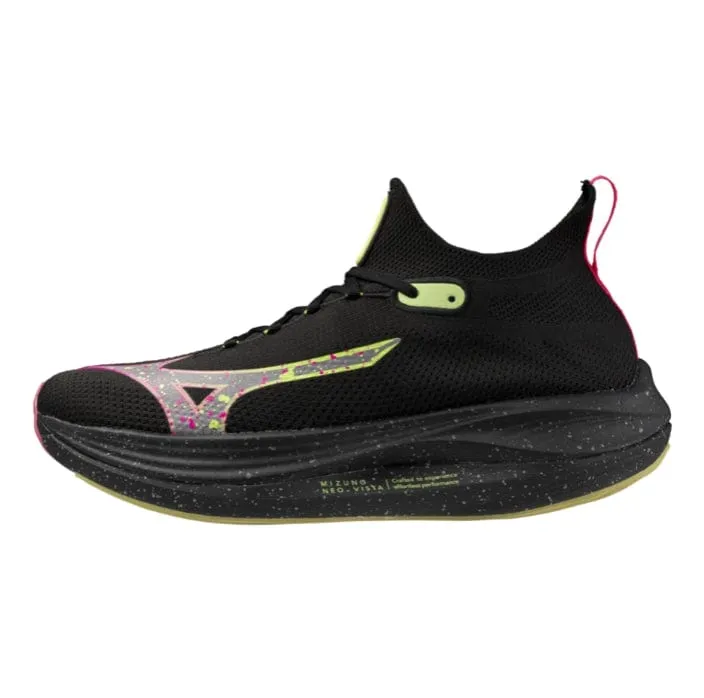 Mizuno Neo Vista Herren-Laufschuhe - Schwarz Silber/Rosa Tetra AW24