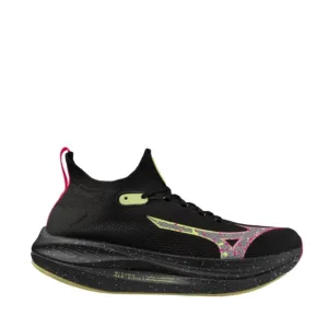 Mizuno Neo Vista Damen-Laufschuhe in Schwarz Silber/Rosa Tetra AW24