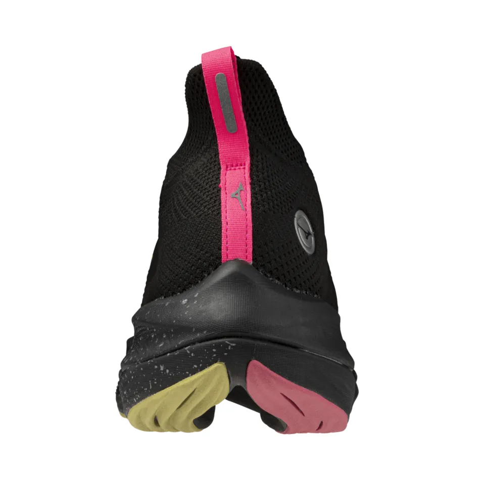 Mizuno Neo Vista Damen-Laufschuhe in Schwarz Silber/Rosa Tetra AW24