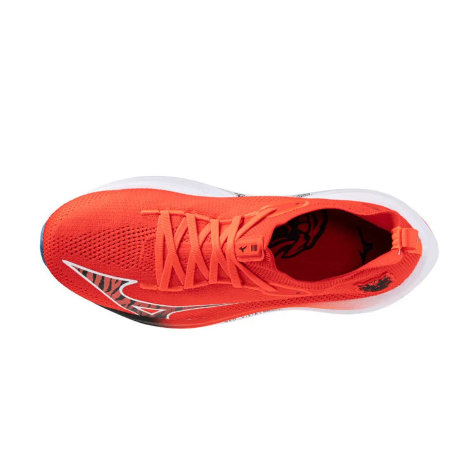 Mizuno Unisex Neo Vista Laufschuhe in Oni-Dämon Mizuno Ignition Rot/Schwarz/Baseball Blau SS25