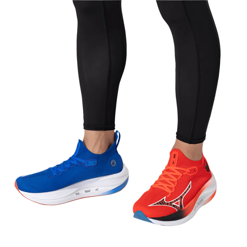 Mizuno Unisex Neo Vista Laufschuhe in Oni-Dämon Mizuno Ignition Rot/Schwarz/Baseball Blau SS25